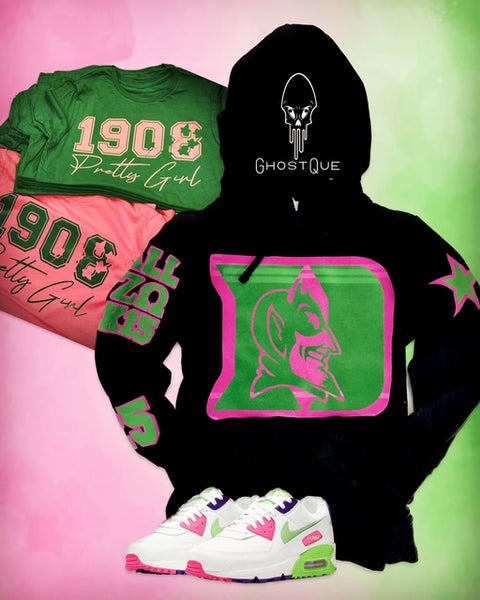 "Pretty Girl: YARD SERIES" Hoodie (STATE YOUR SCHOOL, CHAPTER & CROSSING SEASON!!!)