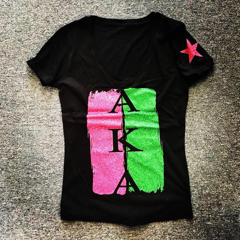 "AKA Paint" Short Sleeve Tee