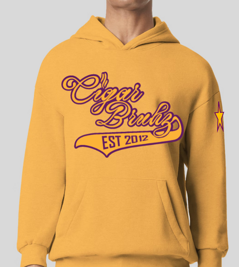 "QUEHIBA : CIGAR BRUHZ EST 2012" Heavyweight Hoodie