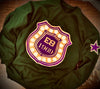 "MAJESTIC BADGE" Crewneck Sweatshirt : STATE YOUR CHAPTER AND YEAR