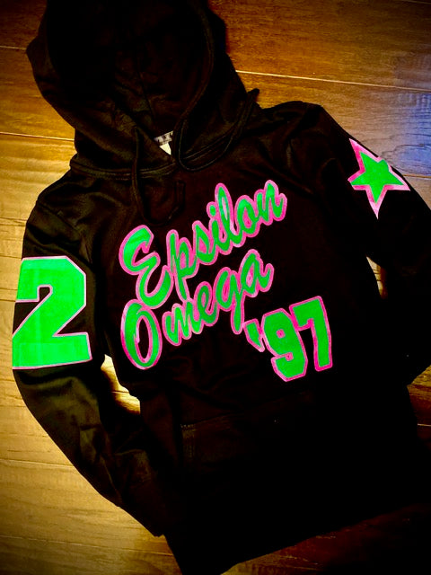 "Pretty Girl: YARD SERIES" Hoodie (STATE YOUR SCHOOL, CHAPTER & CROSSING SEASON!!!)