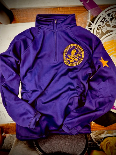 Cigar Bruhz : Embroidered 1/4-Zip QUEBANO GRANDE STOGIE ESPECIALE