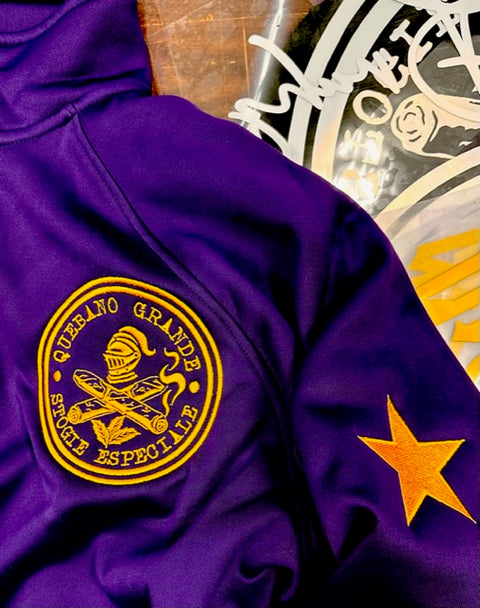 Cigar Bruhz : Embroidered 1/4-Zip QUEBANO GRANDE STOGIE ESPECIALE