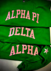 "PINK & GREEN" ARCHED APPLIQUE' CHAPTER TEXT SERIES: Enter Your Chapter