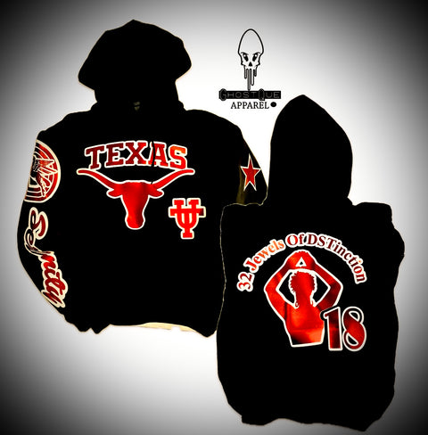 "DST : YARD SERIES v2" Hoodie (STATE YOUR SCHOOL, CHAPTER & CROSSING SEASON!!!)