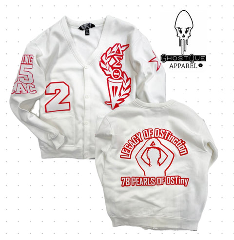 DST "DELTA TORCH" Cardigan: Customizable (Enter your chapter)
