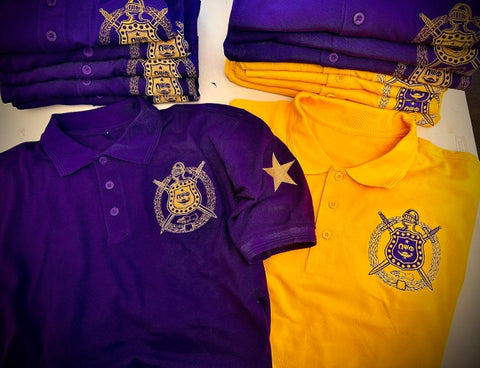 Hollow 68 Shield EMBROIDERED Dual-blend Pique Polo