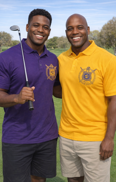 Hollow 68 Shield EMBROIDERED Dual-blend Pique Polo