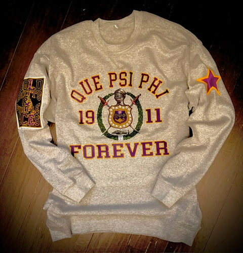 Que Psi Phi Forever Crewneck Sweatshirt