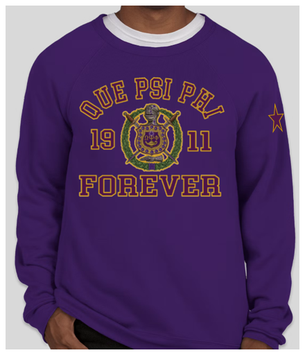 Que Psi Phi Forever Crewneck Sweatshirt