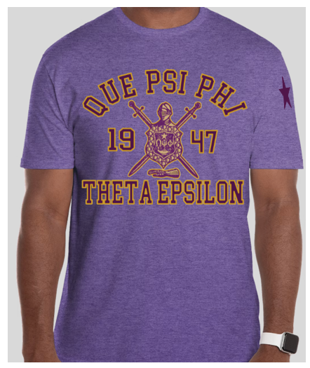 QuePsiPhi ThetaEpsilon Shield SS Tee