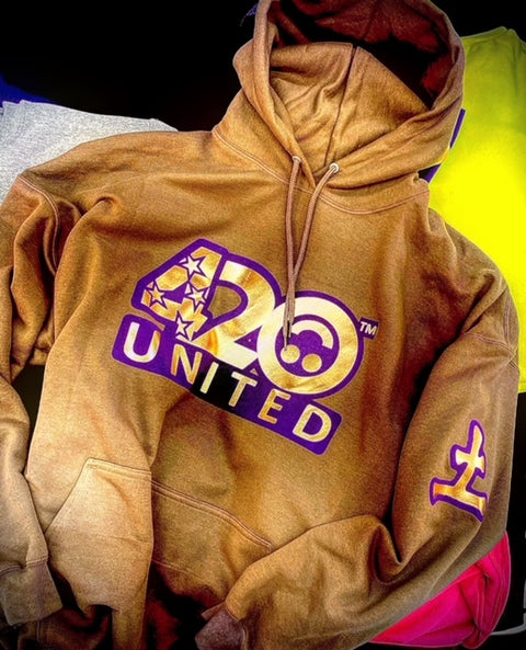 420 UNITED GOLD PLATED HOODIE