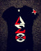 DST Mashup Ladies V-Neck Tee::.