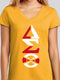 DST Mashup Ladies V-Neck Tee::.