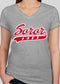 DST "Soror" Ladies V-Neck Tee