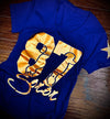 SGRho Big Poodle Crossing Series: V-Neck Tee : ENTER YOUR YEAR!!!