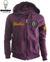 "SHIELD FULL-ZIP HOODIE" : Customize w/NAME ONLY
