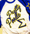 "Pretty Poodle Baseball" Tee